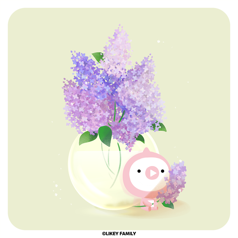 🌺  라이키 달달컨텐츠 [꽃편]-라일락( 5월의 꽃 )🌼